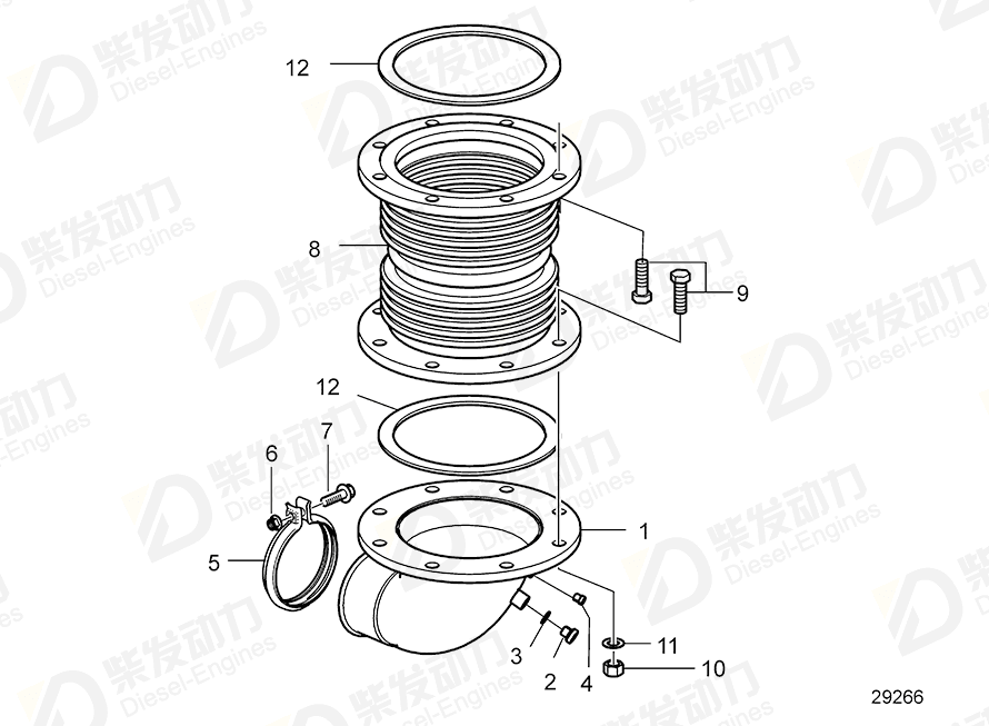 volvo penta Hexagon screw 994411 Drawing volvo penta Hexagon screw 994411 Drawing